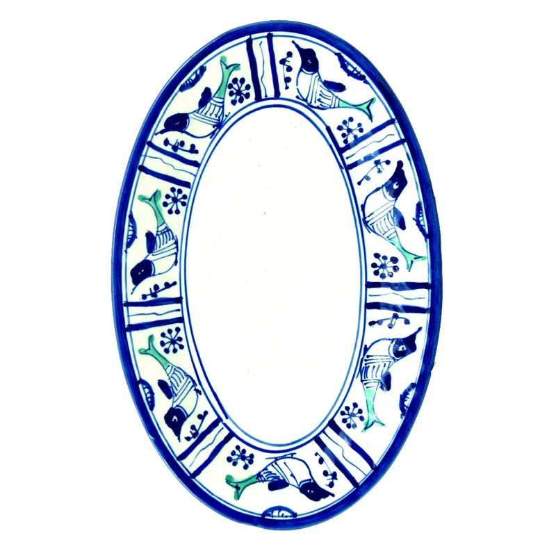 ديس بيضي چيني ميبدمرواريد مدل مرغي ساده کدM