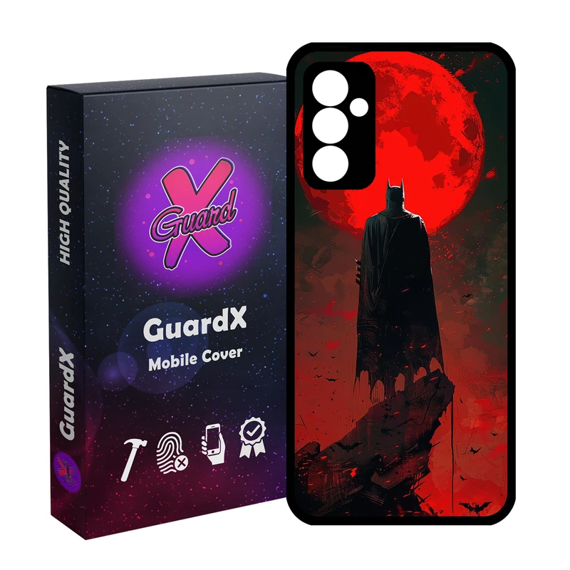 کاور گارد ایکس طرح بتمن مدل Glass10815 مناسب برای گوشی موبایل سامسونگ Galaxy A54 / A54 5G