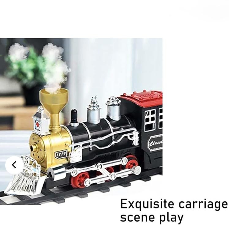 قطار بازی مدل دودزا طرح سه واگن کد 1-823 قطار بازی مدل دودزا طرح سه واگن کد 1-823