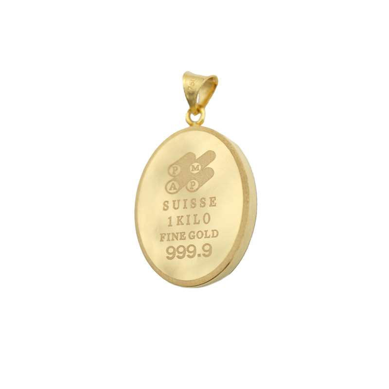 آویز گردنبند طلا 18 عیار زنانه مایا ماهک طرح MM1933 - 3 شمش سوئیس