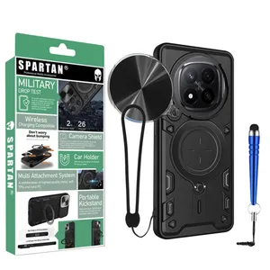 Spartan Magnet Ring Apple Strap+Pen Cover For Xiaomi Redmi Note 14 Pro 4G