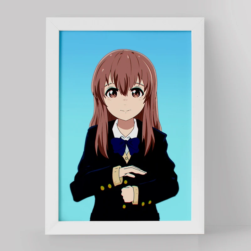 تابلو خندالو مدل شوکو نیشیمیا انیمه سایلنت ویس کد 15783