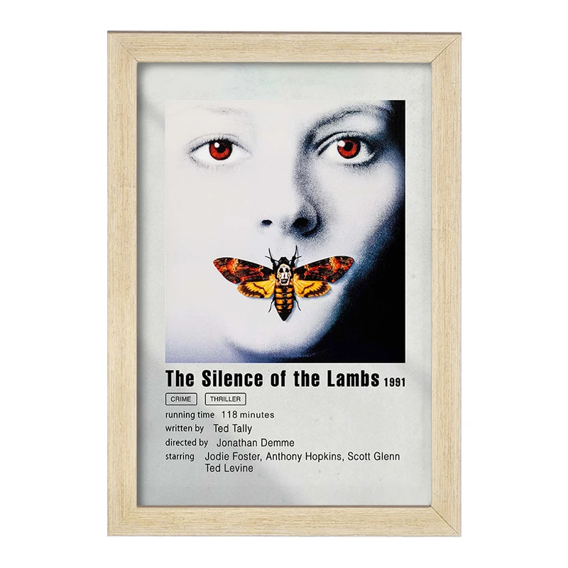 تابلو خندالو مدل سکوت بره‌ها (The Silence of the Lambs) کد F11312