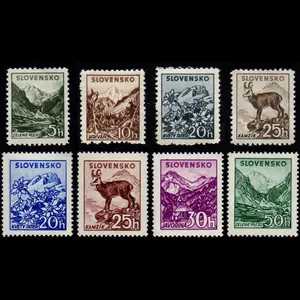 تمبر یادگاری مدل خارجی مجموعه 8 عددی 
