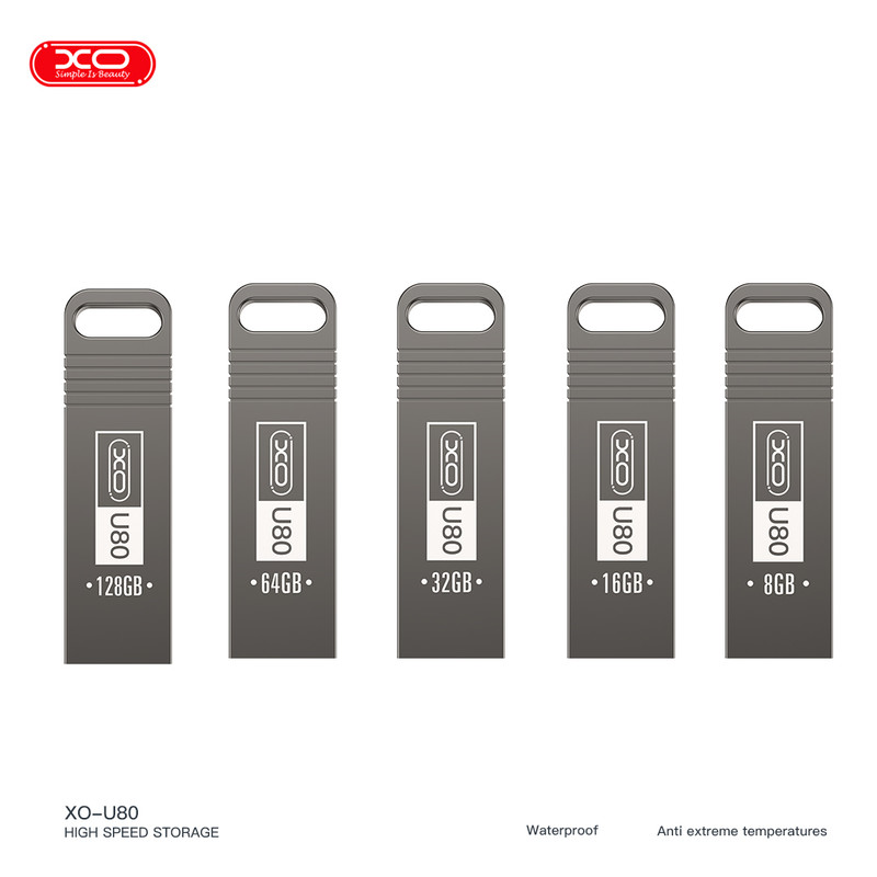 فلش مموری ایکس او مدل U80 ظرفیت 16 گیگابایت با رابط USB-A