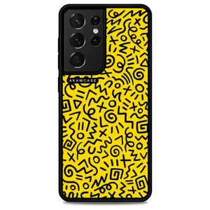 AKAM AMC-WSGS21U-DOODLE3 Cover For Samsung Galaxy S21 Ultra