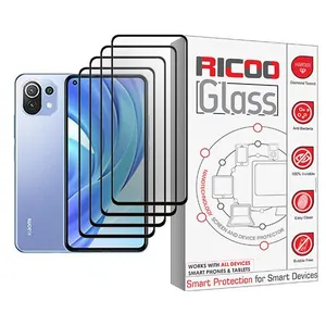 Ricoo Ricoo Glass MIX004 Screen Protector For Xiaomi Mi 11 Lite Pack Of 4