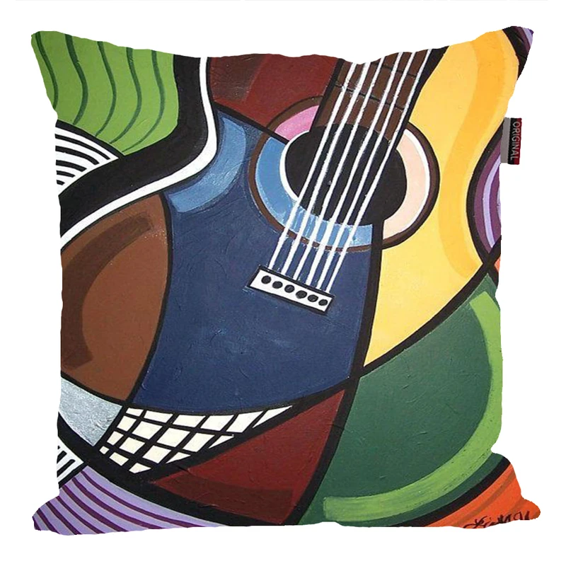 کوسن پاد آفرین مدل فانتزی طرح گیتار کد P464