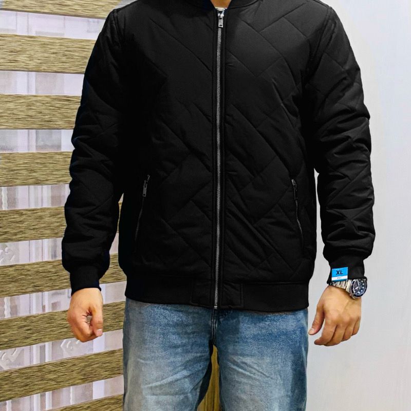کاپشن مردانه مکس مدل Quilted Zip Through Bomber -  - 8