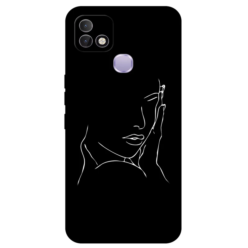 کاور مگافون طرح دخترانه مدل 8153 مناسب برای گوشی موبایل اینفینیکس Hot 10i