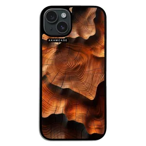 AKAM AMC-WA15PLUS-WOOD-9 Cover For Apple iPhone 15 Plus