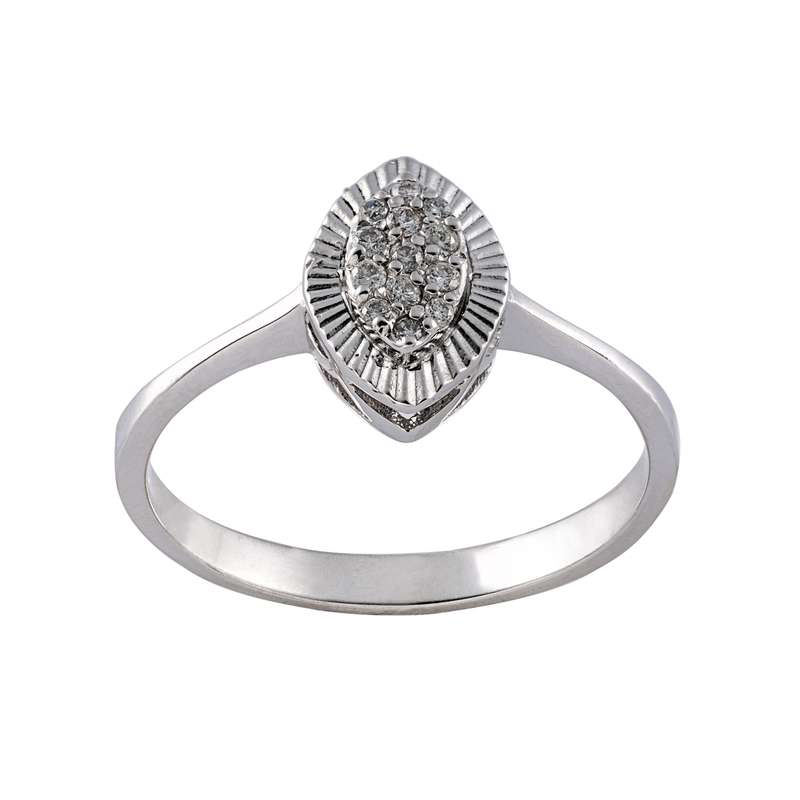 انگشتر نقره زنانه جواهری سون مدل 2830