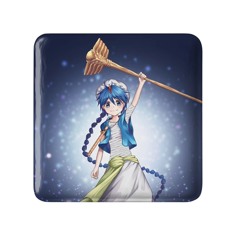 پیکسل خندالو طرح علائدین انیمه ماگی هزارتوی سحر و جادو مدل مربعی کد 36043