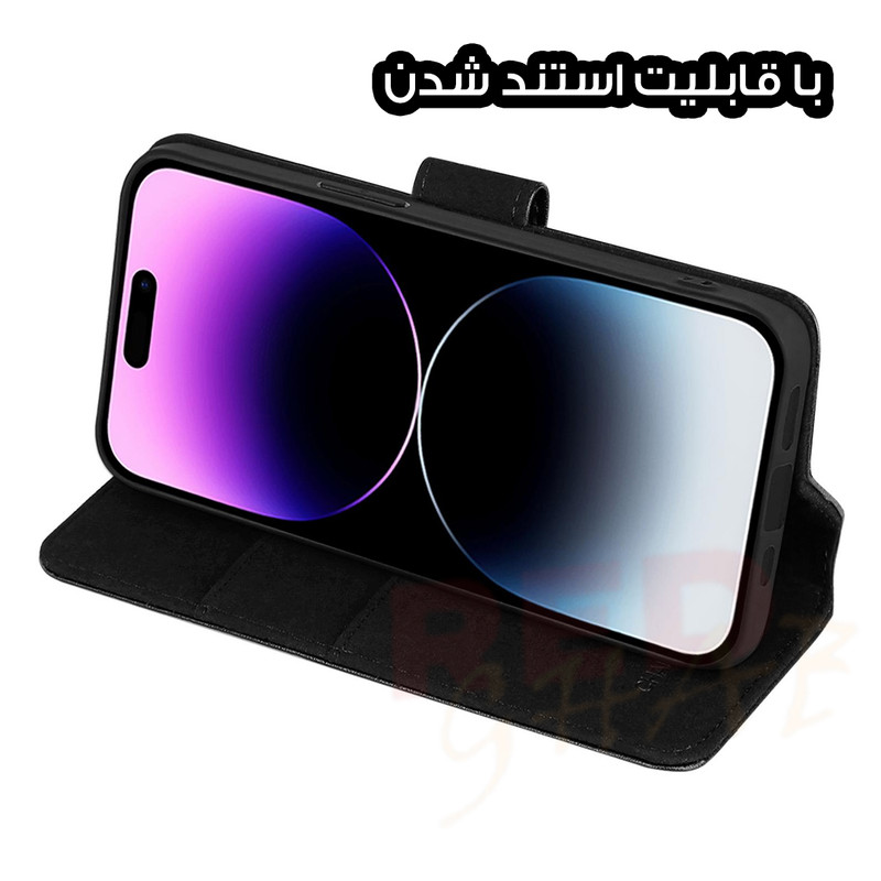 کیف کلاسوری رد قاب مدل KKR مناسب برای گوشی موبایل شیائومی Redmi 9A / Redmi 9AT / Redmi 9A Sport