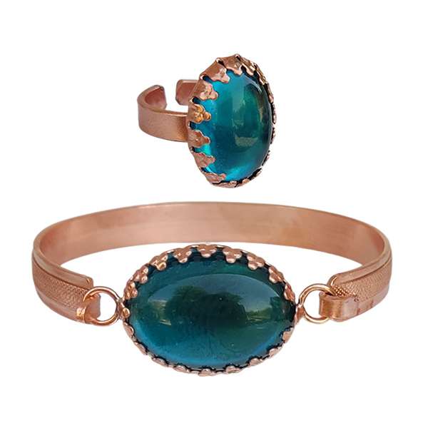 نیم ست زنانه مدل سنگ ساعتی کد JW173.9 نیم ست زنانه مدل سنگ ساعتی کد JW173.9