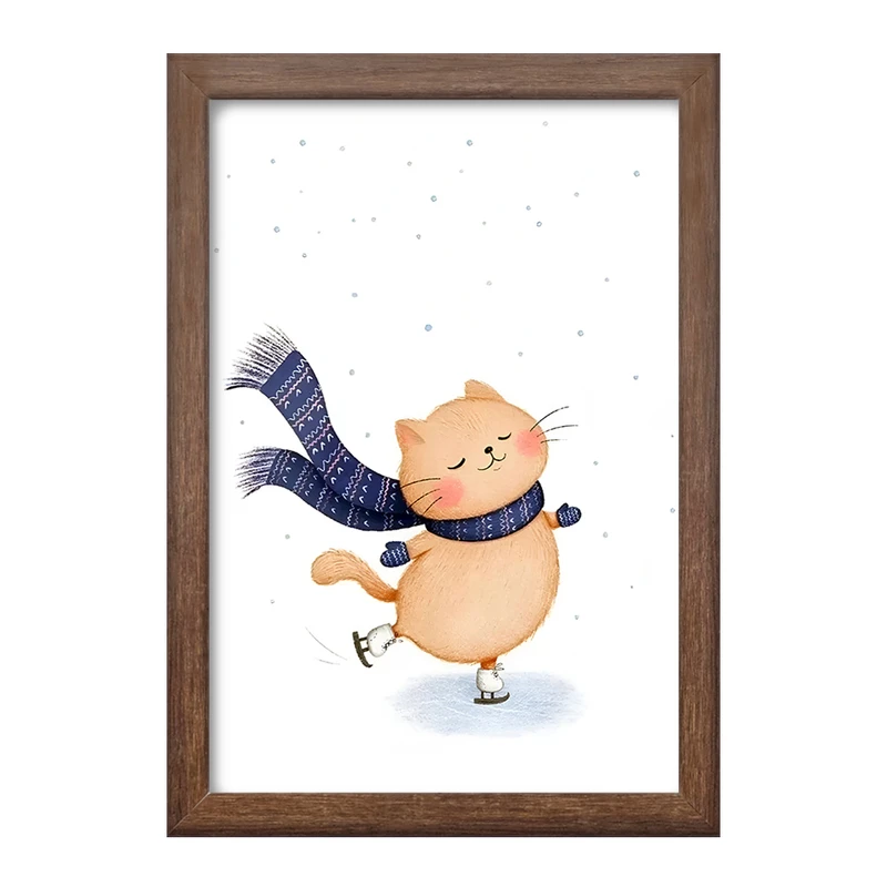 تابلو خندالو طرح گربه ی بامزه کد F8353