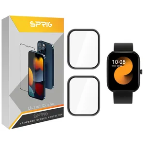 محافظ صفحه نمایش نانو اسپریگ مدل SPG مناسب برای ساعت هوشمند شیائومی GST Lite بسته دو عددی