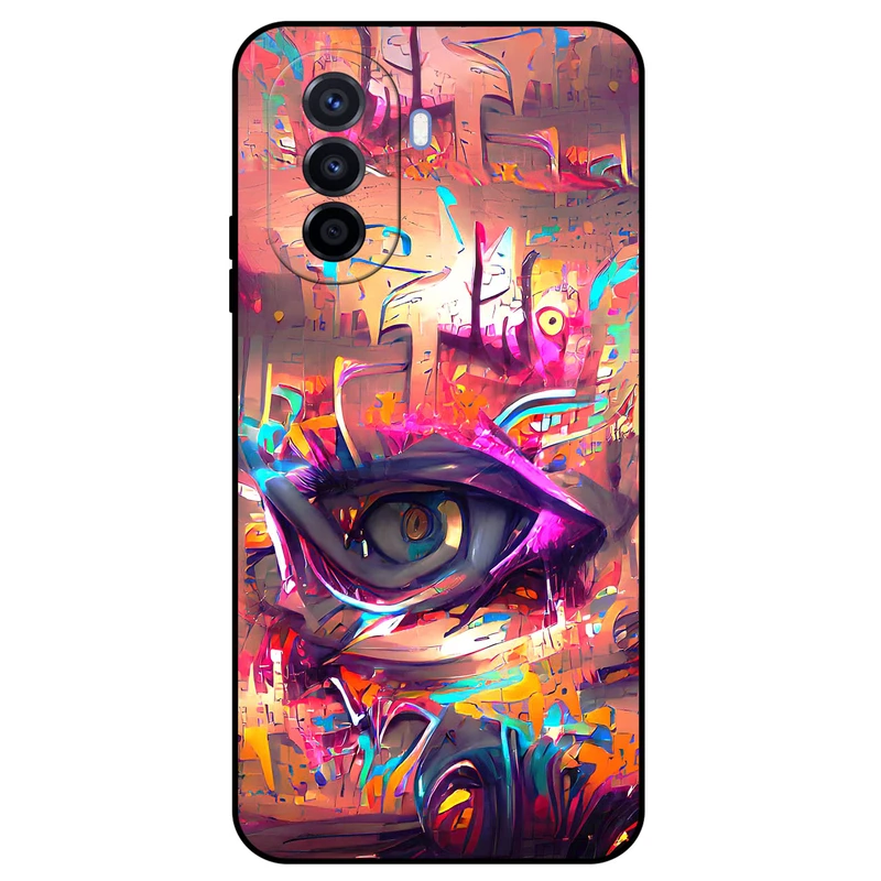 کاور مگافون طرح چشم مدل 2823 مناسب برای گوشی موبایل هوآوی Nova Y70