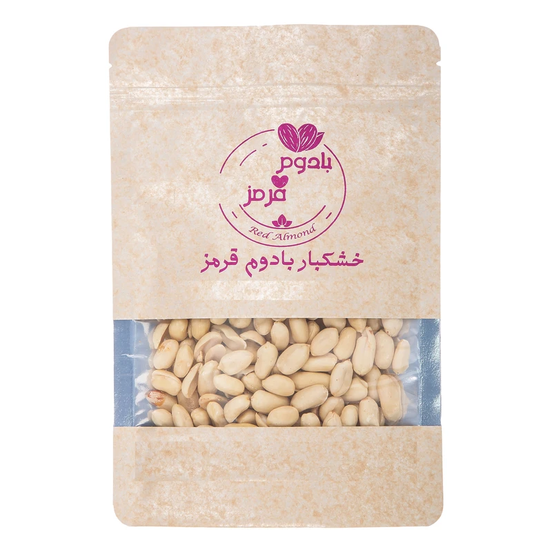 مغز بادام زمینی بادوم قرمز نمکدون - 1 کیلوگرم