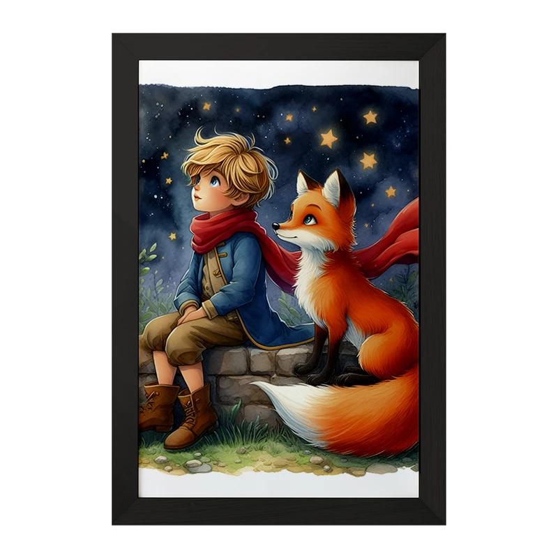 تابلو خندالو مدل شازده کوچولو (The Little Prince) کد F6137