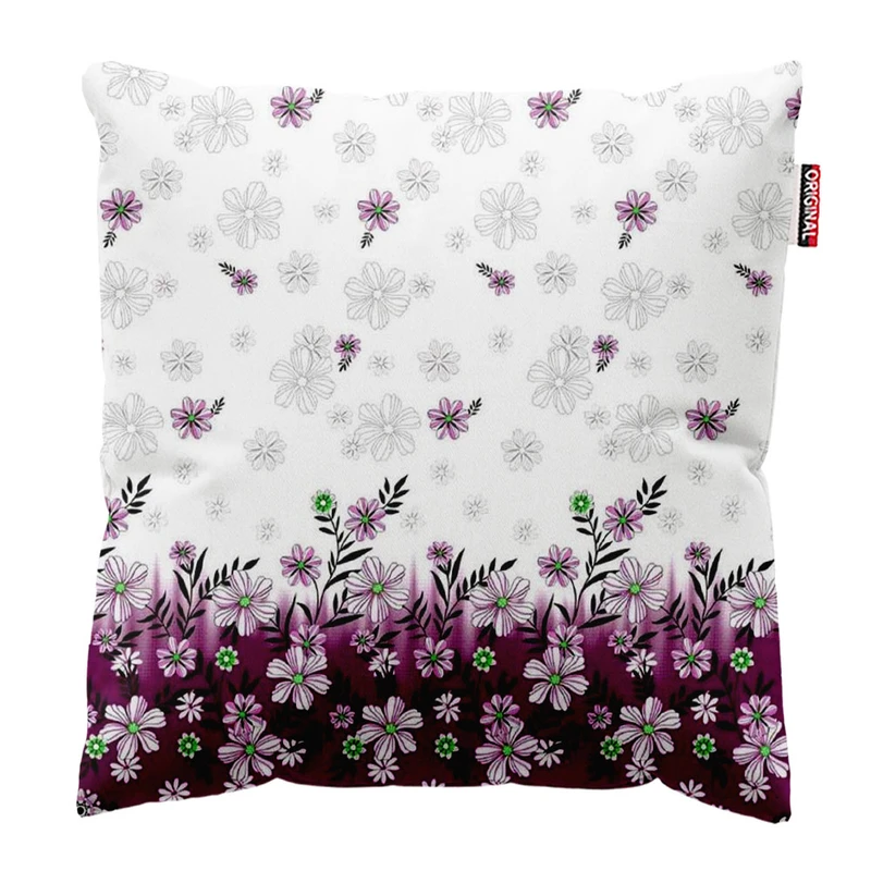 کوسن پاد آفرین طرح گل کد 2354 سایز 30*30 سانتی متر