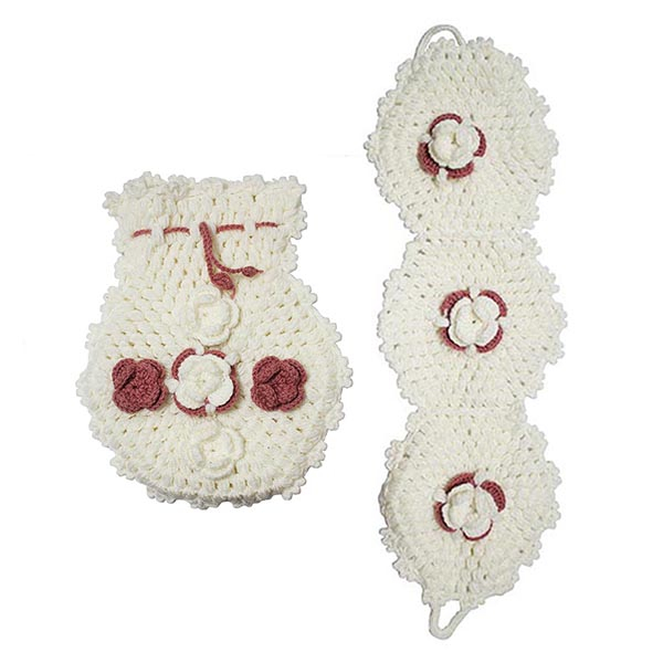 لیف حمام مدل گل مجموعه دو عددی