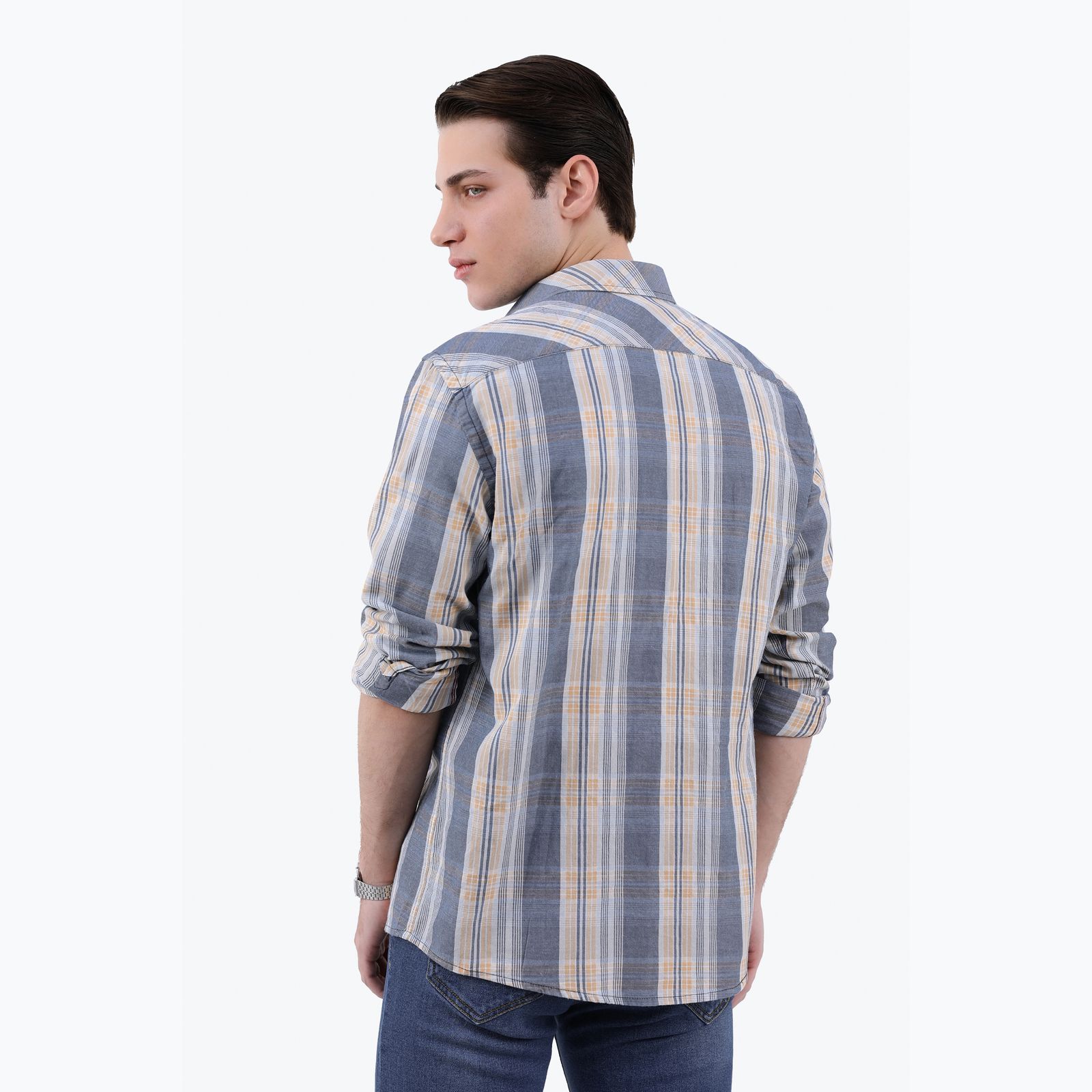 پیراهن آستین بلند مردانه پاتن جامه مدل رگولار 102721020321296  -  - 6