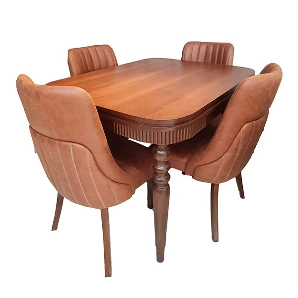 میز و صندلی ناهارخوری 4 نفره مدل لاکچری L04