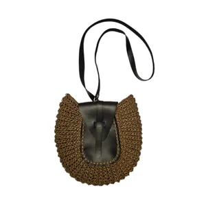 کیف بافتنی مدل ساحلی طرح ماهلین کد 112