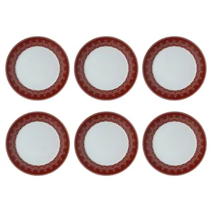 بشقاب خورش خوری زی مدل فرم اس 19 یلدا درجه عالی بسته شش عددی