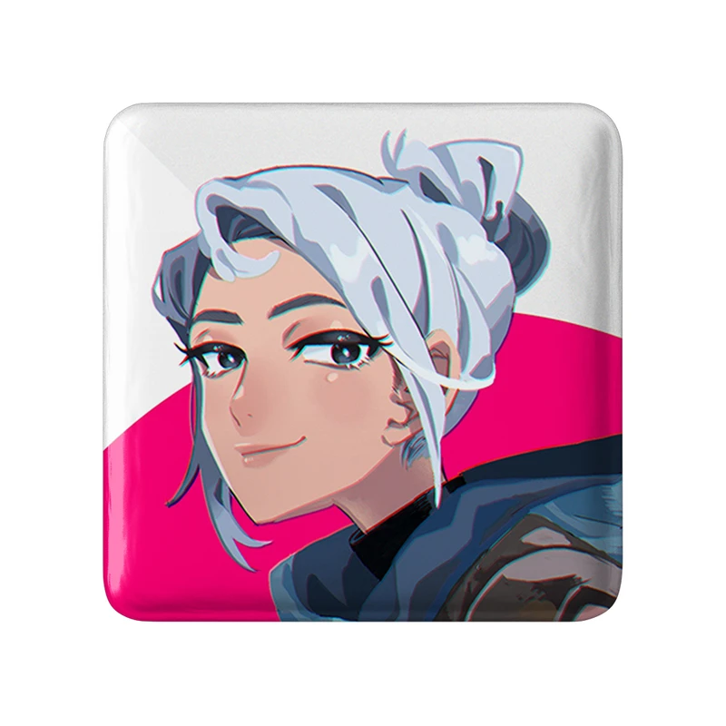 پیکسل خندالو طرح بازی ولورانت (Valorant) مدل مربعی کد 33106