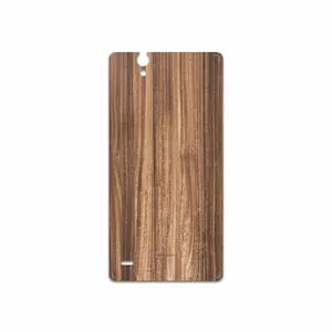 MAHOOT Light Walnut Wood Cover Sticker for Sony Xperia C4