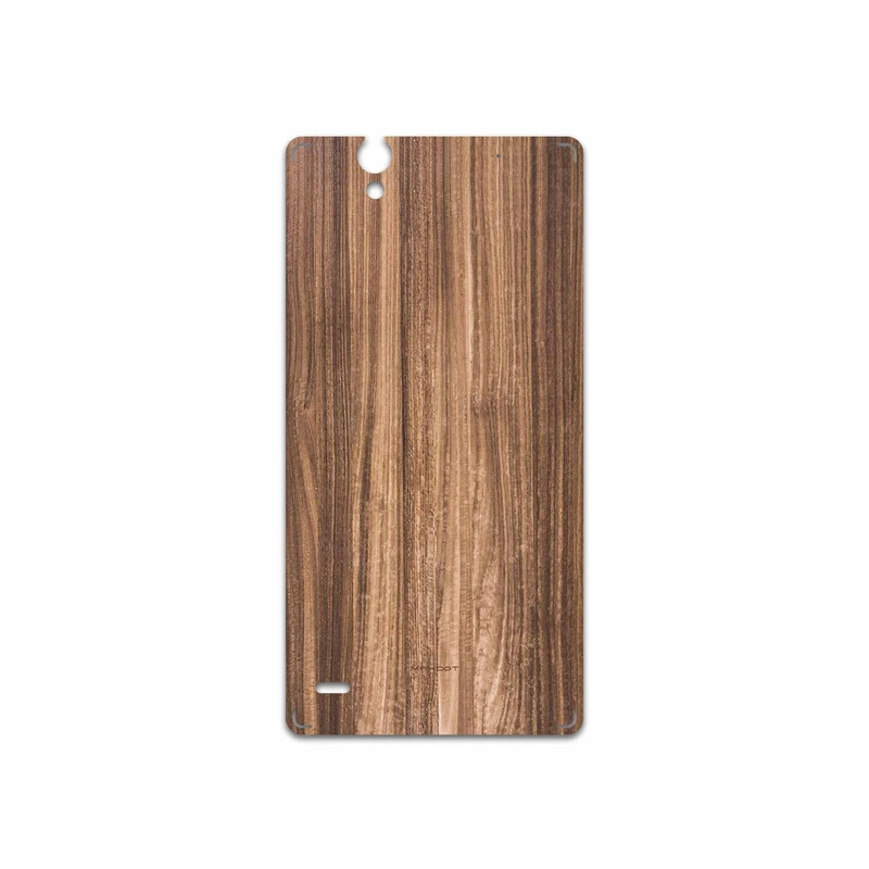 برچسب پوششی ماهوت مدل Light Walnut Wood مناسب برای گوشی موبایل سونی Xperia C4