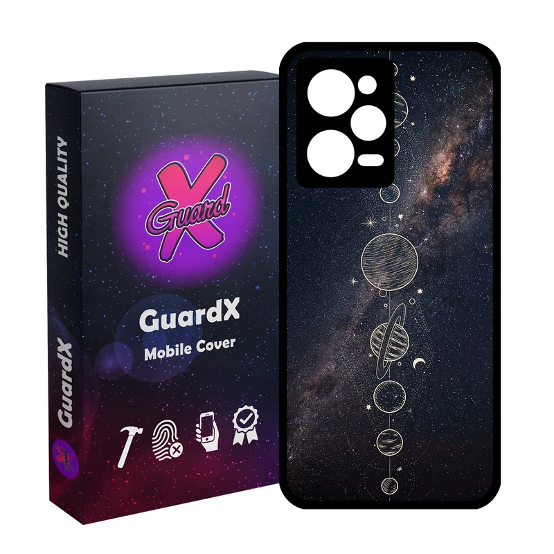 کاور گارد ایکس طرح Galaxy مدل  Glass10724 مناسب برای گوشی موبایل شیائومی Redmi Note 12 Pro 5G/Poco X5 Pro 5G/Note 12 Pro Speed