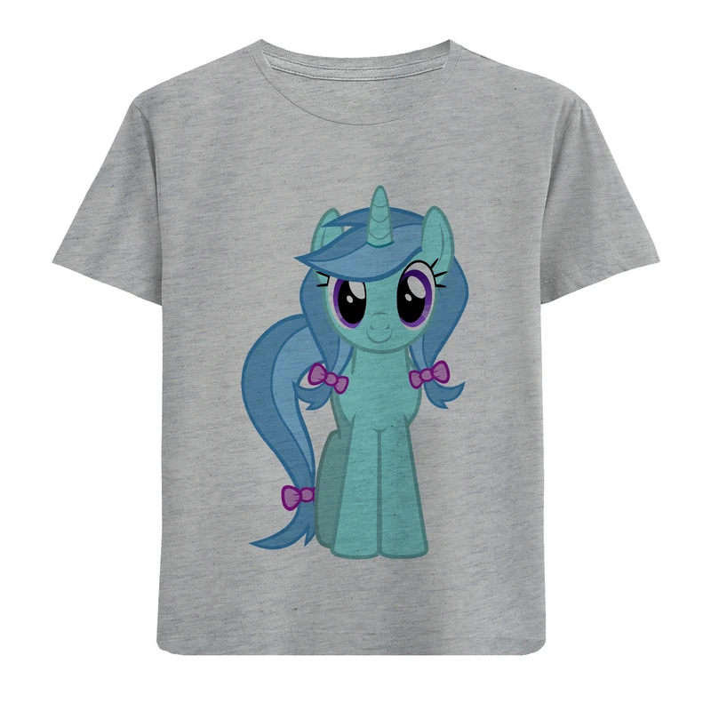 تی شرت آستین کوتاه دخترانه مدل تکشاخ F233