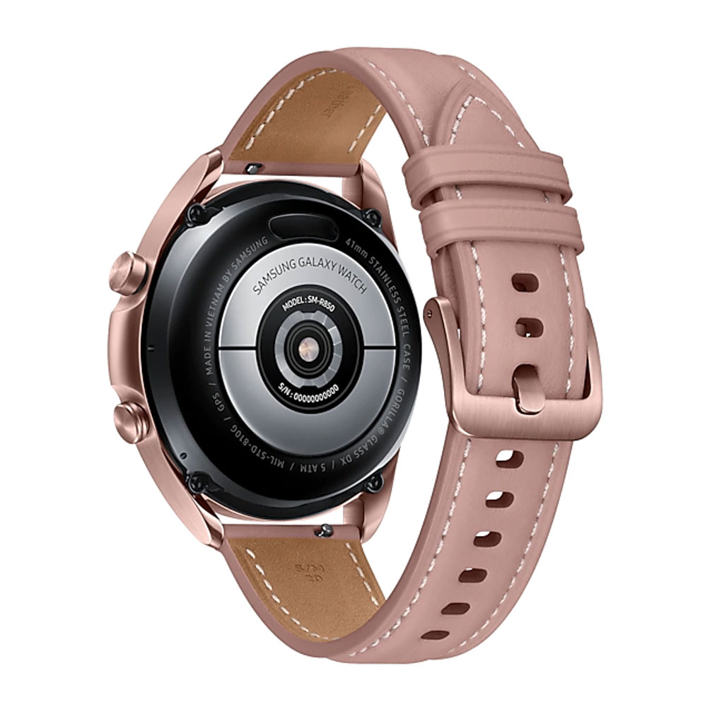 اسمارت واچ  سامسونگ مدل Galaxy Watch3 SM-R850 41mm بند چرمی