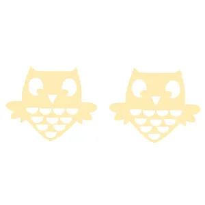 گوشواره طلا 18 عیار زنانه کرابو طرح جغد مدل Kr5296