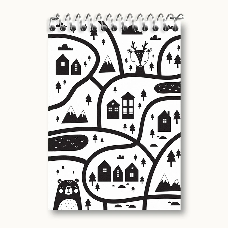 دفتر یادداشت 50 برگ خندالو مدل فانتزی کد N508