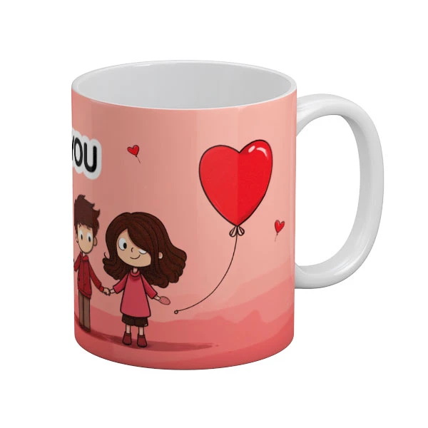 ماگ مدل عاشقانه دختر و پسر کد 2452565