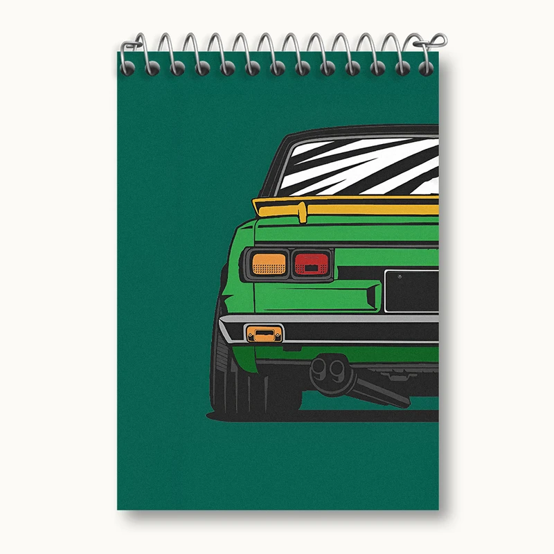 دفتر یادداشت 50 برگ خندالو طرح ماشین اسپرت کد N2086
