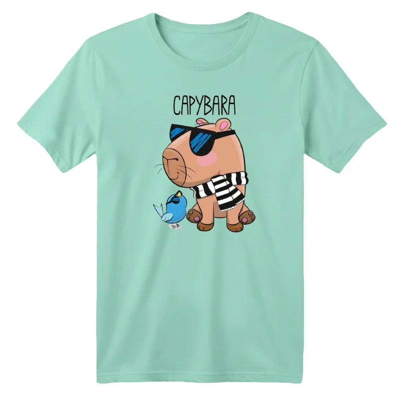 تی شرت آستین کوتاه بچگانه مدل سگ و جوجه