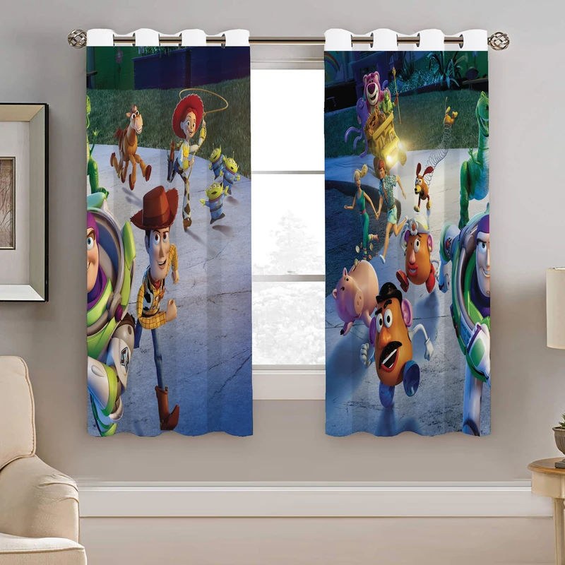 پرده نیروانا طرح کودک مدل مخمل کد 4150 سایز 140×200 سانتی متر