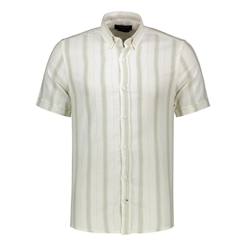 پیراهن آستین کوتاه یقه برگردان مردانه پاتن جامه مدل 04MC8028