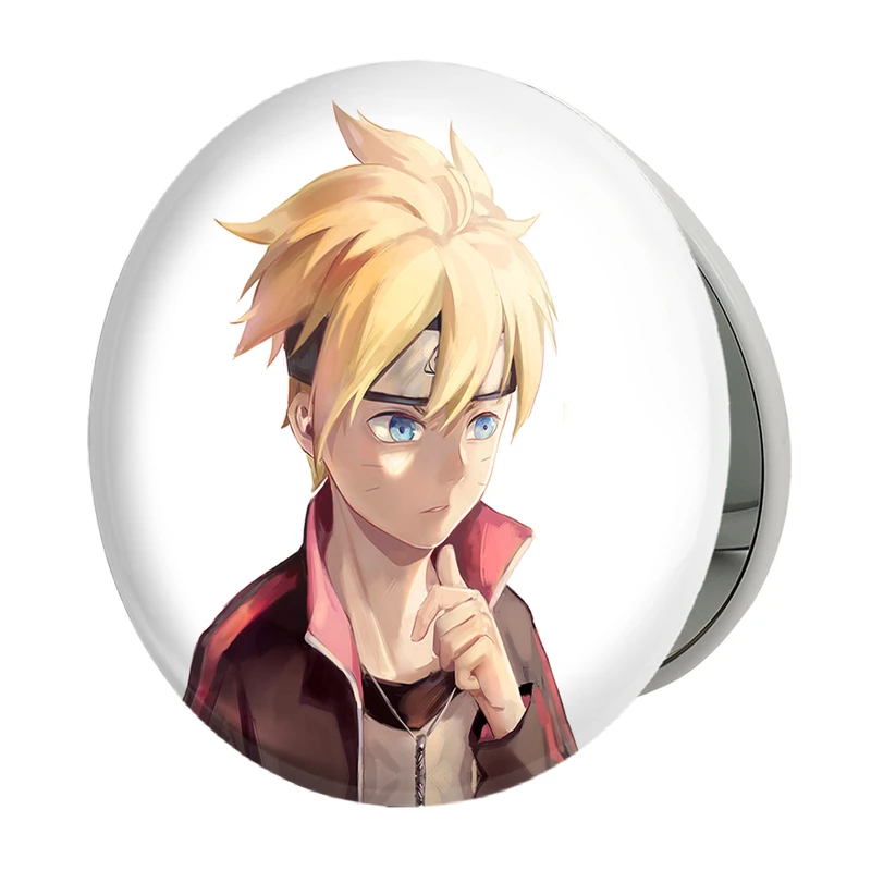 آینه جیبی خندالو طرح بوروتو اوزوماکی انیمه بوروتو Boruto مدل تاشو کد 15743 