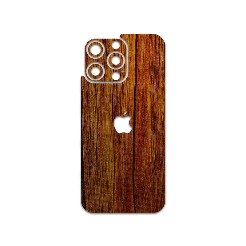 برچسب پوششی ماهوت مدل Orange-Wood مناسب برای گوشی موبایل اپل iPhone 15 Pro Max