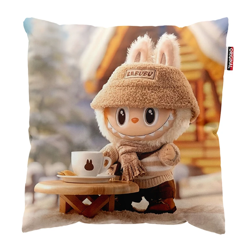 کوسن پاد آفرین مدل عروسک لبوبو کد PK301753 سایز 30*30 سانتی متر