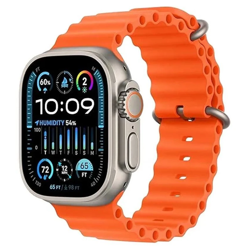 ساعت هوشمند 49 میلی متری اف 12 الترا مدل seven plus one 7+1 با 7 بند سیلیکونی 