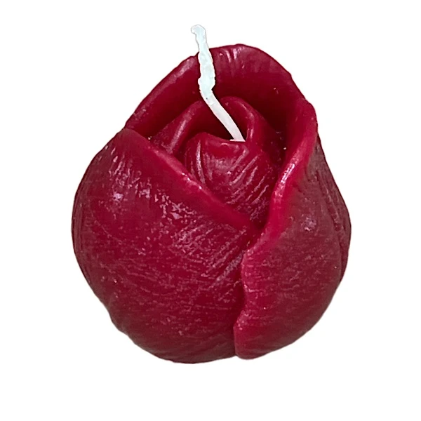 شمع دست ساز مدل غنچه لاله