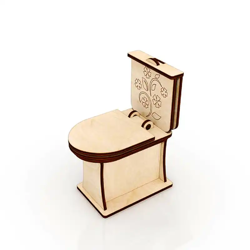 ماکت دکوری مدل حمام کد 1400-53 مجموعه 3 عددی