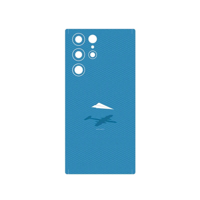 برچسب پوششی ماهوت مدل Minimal Paper Airplane مناسب برای گوشی موبایل سامسونگ Galaxy S22 Ultra 5G